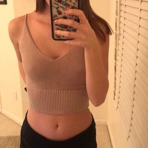 Brandy Melville knitted tank top